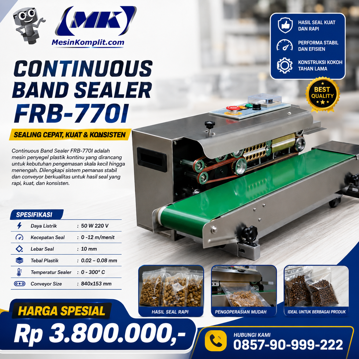 Mesin Sealer Plastik...